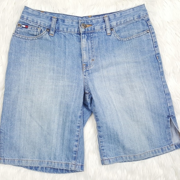 tommy hilfiger denim shorts women